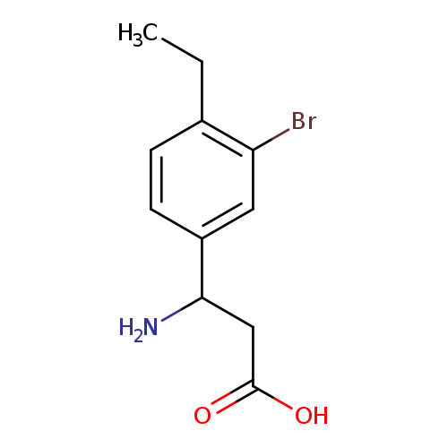 3-Amino-2-(3-bromo-4-ethylphenyl)propanoic acid