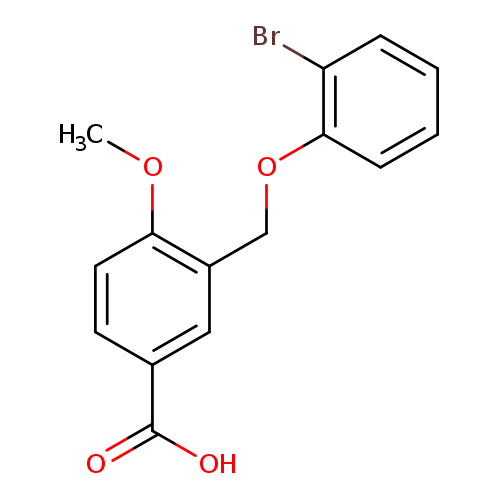 3-[(2-bromophenoxy)methyl]-4-methoxybenzoic acid