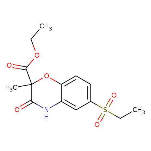 ethyl 6-(ethanesulfonyl)-2-methyl-3-oxo-3,4-dihydro-2H-1,4-benzoxazine-2-carboxylate