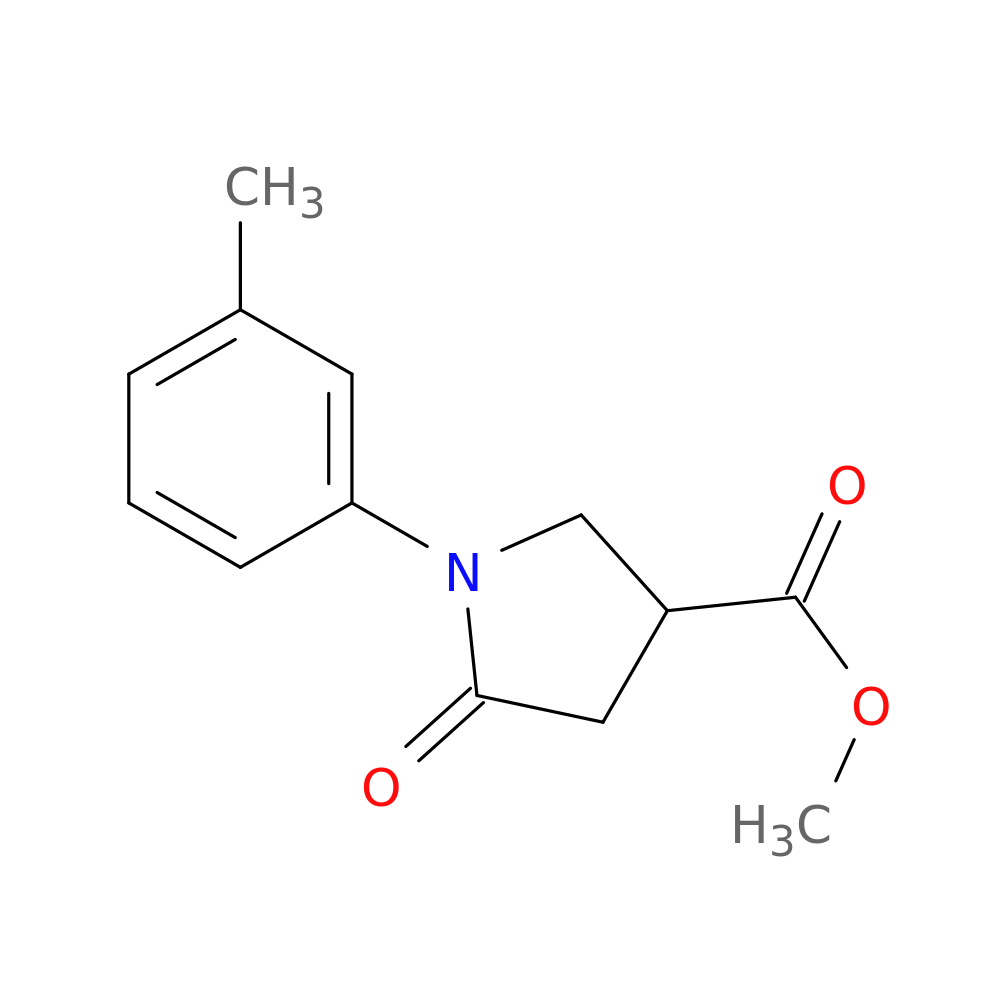 Methyl 1-(3-methylphenyl)-2-pyrrolidinone-4-carboxylate
