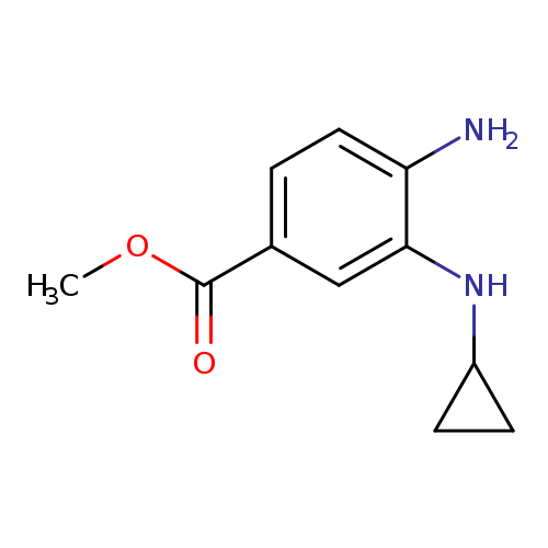 Methyl 4-amino-3-(cyclopropylamino)benzoate