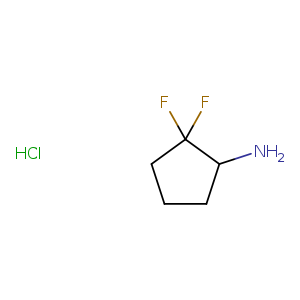 Cyclopentanamine, 2,2-difluoro-, hydrochloride (1:1)