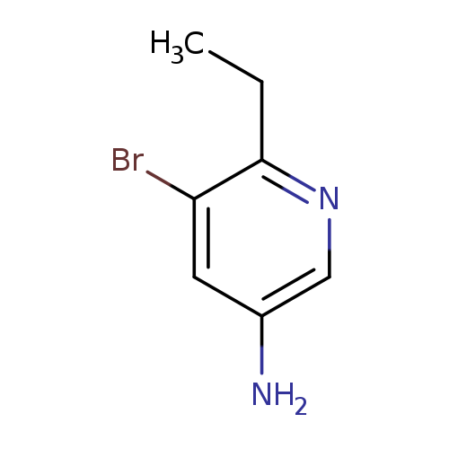 3-Amino-5-bromo-6-ethylpyridine