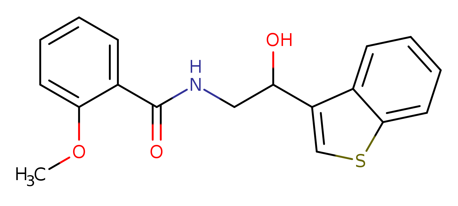 N-[2-(1-benzothiophen-3-yl)-2-hydroxyethyl]-2-methoxybenzamide
