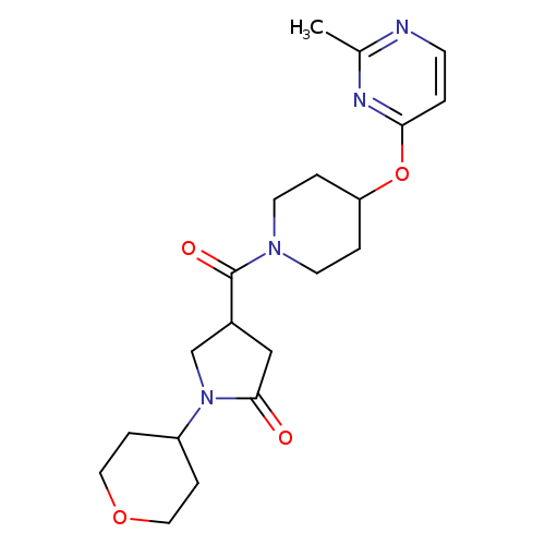 4-{4-[(2-methylpyrimidin-4-yl)oxy]piperidine-1-carbonyl}-1-(oxan-4-yl)pyrrolidin-2-one