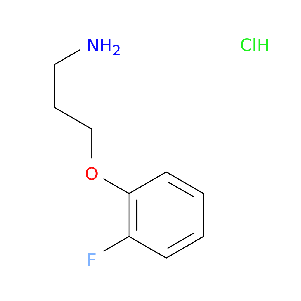 3-(2-Fluorophenoxy)propan-1-amine hydrochloride