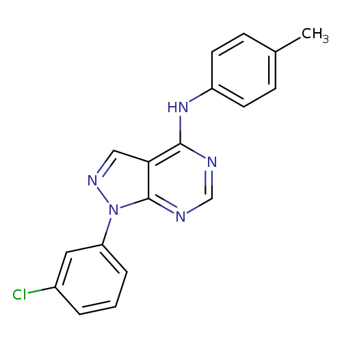 1-(3-chlorophenyl)-N-(4-methylphenyl)-1H-pyrazolo[3,4-d]pyrimidin-4-amine