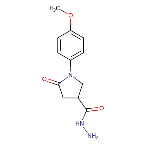 1-(4-Methoxyphenyl)-5-oxopyrrolidine-3-carbohydrazide