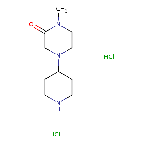 1-methyl-4-(piperidin-4-yl)piperazin-2-one dihydrochloride