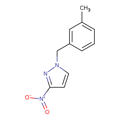 1-[(3-methylphenyl)methyl]-3-nitro-1H-pyrazole
