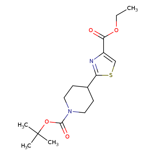 Ethyl 2-(1-(tert-butoxycarbonyl)piperidin-4-yl)thiazole-4-carboxylate