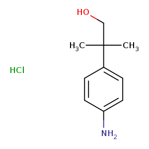 2-(4-aminophenyl)-2-methylpropan-1-ol hydrochloride