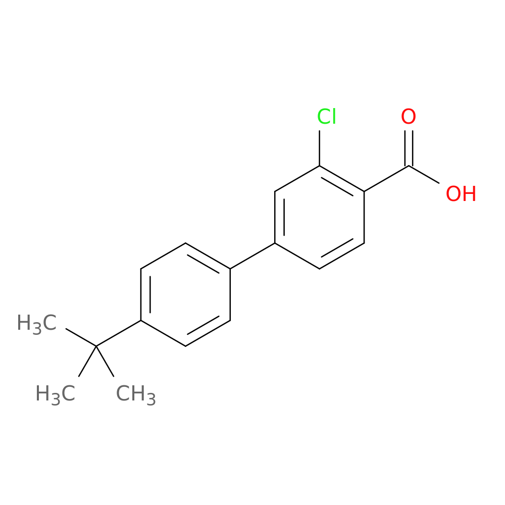 4'-(tert-Butyl)-3-chloro-[1,1'-biphenyl]-4-carboxylic acid