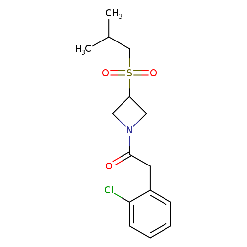 2-(2-chlorophenyl)-1-[3-(2-methylpropanesulfonyl)azetidin-1-yl]ethan-1-one