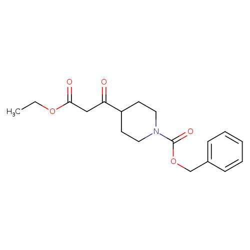 4-Piperidinepropanoic acid, β-oxo-1-[(phenylmethoxy)carbonyl]-, ethyl ester