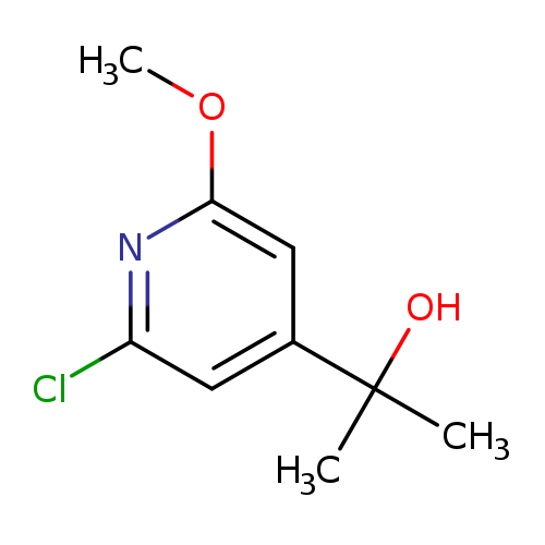 2-(2-chloro-6-methoxypyridin-4-yl)propan-2-ol