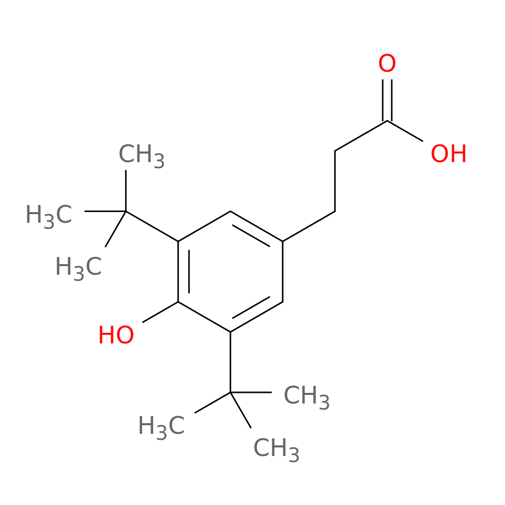 3,5-Bis(1,1-dimethylethyl)-4-hydroxybenzenepropanoic acid