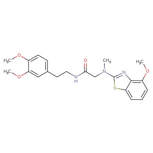 N-[2-(3,4-dimethoxyphenyl)ethyl]-2-[(4-methoxy-1,3-benzothiazol-2-yl)(methyl)amino]acetamide