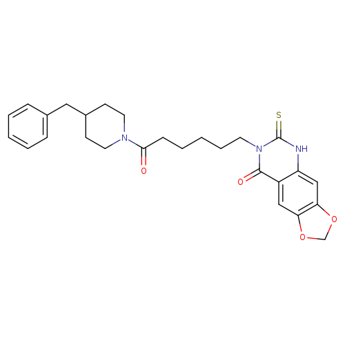 7-[6-(4-benzylpiperidin-1-yl)-6-oxohexyl]-6-sulfanylidene-2H,5H,6H,7H,8H-[1,3]dioxolo[4,5-g]quinazolin-8-one
