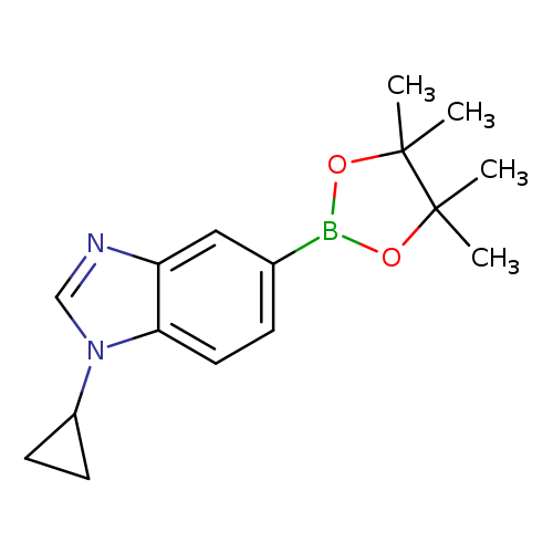 1-Cyclopropyl-5-(4,4,5,5-tetramethyl-1,3,2-dioxaborolan-2-yl)-1H-benzo[d]imidazole