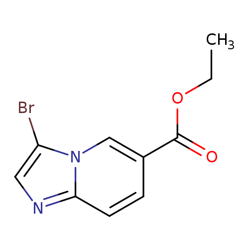IMidazo[1,2-a]pyridine-6-carboxylic acid, 3-broMo-, ethyl ester