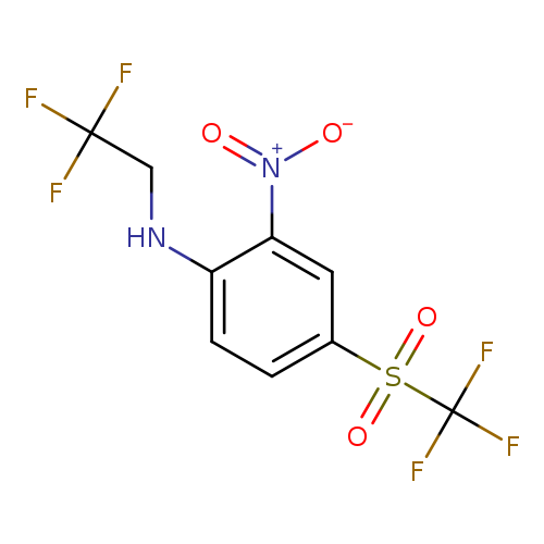 2-nitro-N-(2,2,2-trifluoroethyl)-4-trifluoromethanesulfonylaniline
