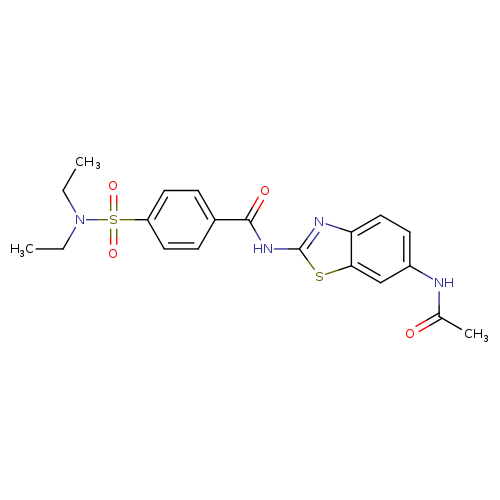 4-(diethylsulfamoyl)-N-(6-acetamido-1,3-benzothiazol-2-yl)benzamide