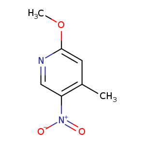 Pyridine, 2-methoxy-4-methyl-5-nitro-