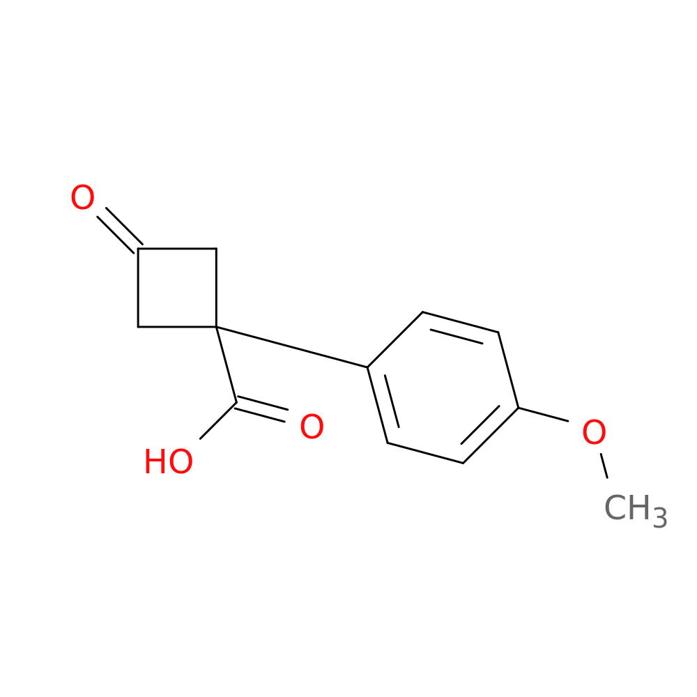 1-(4-Methoxyphenyl)-3-oxocyclobutanecarboxylic Acid
