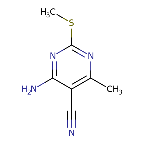 4-Amino-6-methyl-2-(methylthio)pyrimidine-5-carbonitrile