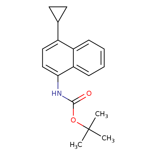 tert-Butyl 4-cyclopropylnaphthalen-1-ylcarbamate