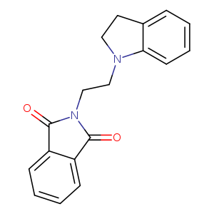2-[2-(2,3-Dihydro-1h-indol-1-yl)ethyl]-1h-isoindole-1,3(2h)-dione