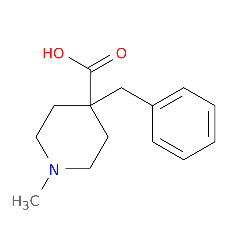 1-Methyl-4-(phenylmethyl)-4-piperidinecarboxylic acid