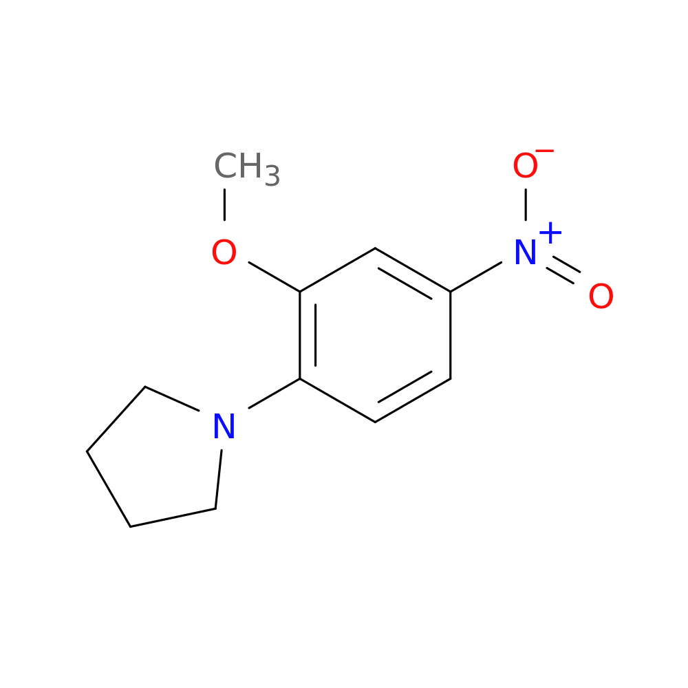 1-(2-Methoxy-4-nitrophenyl)pyrrolidine