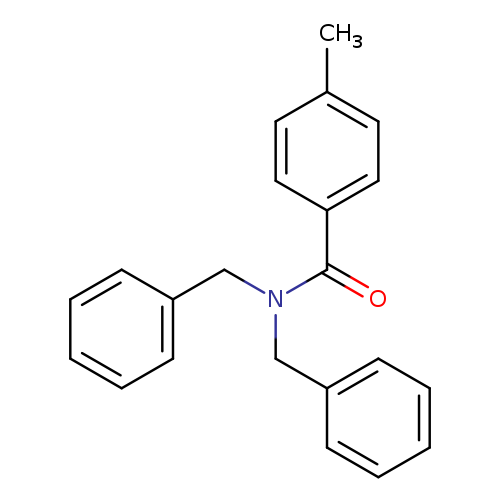Benzamide, 4-methyl-N,N-bis(phenylmethyl)-