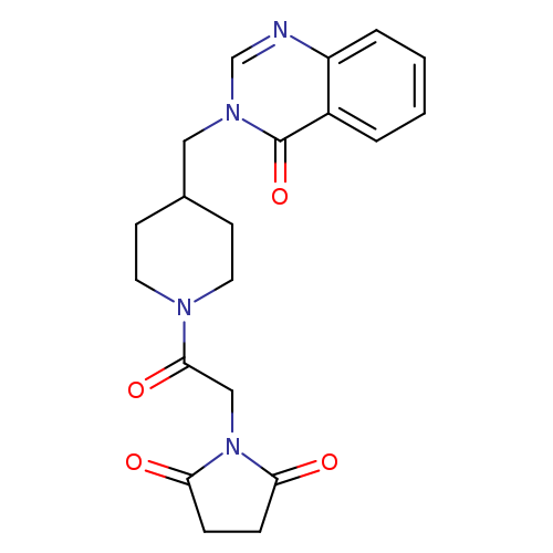 1-(2-oxo-2-{4-[(4-oxo-3,4-dihydroquinazolin-3-yl)methyl]piperidin-1-yl}ethyl)pyrrolidine-2,5-dione