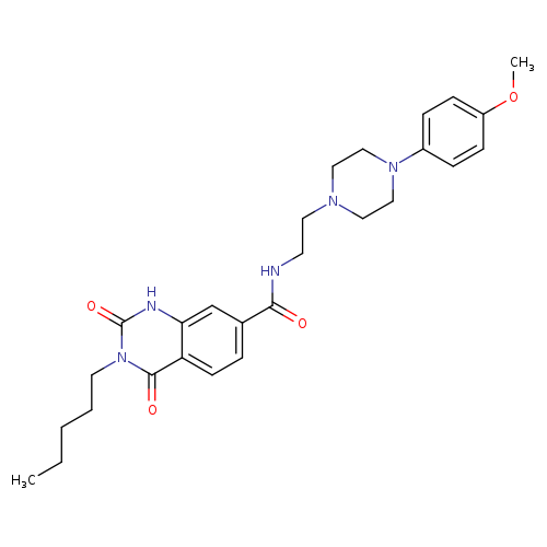 N-{2-[4-(4-methoxyphenyl)piperazin-1-yl]ethyl}-2,4-dioxo-3-pentyl-1,2,3,4-tetrahydroquinazoline-7-carboxamide