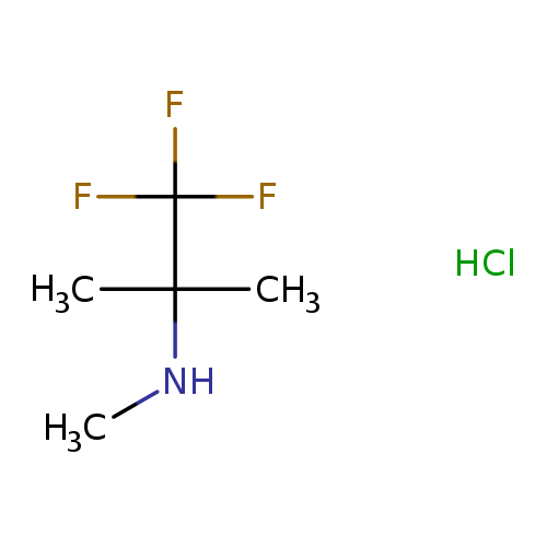 methyl(1,1,1-trifluoro-2-methylpropan-2-yl)amine hydrochloride