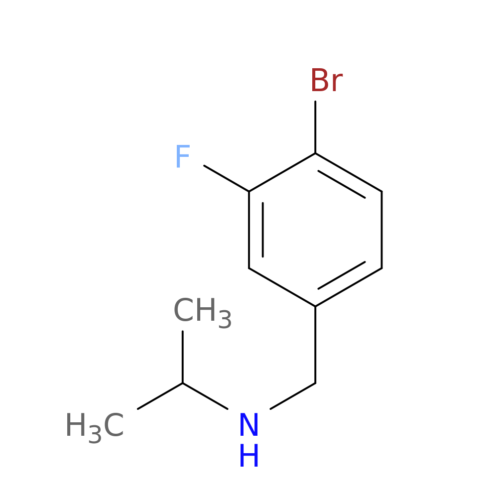 [(4-Bromo-3-fluorophenyl)methyl](propan-2-yl)amine