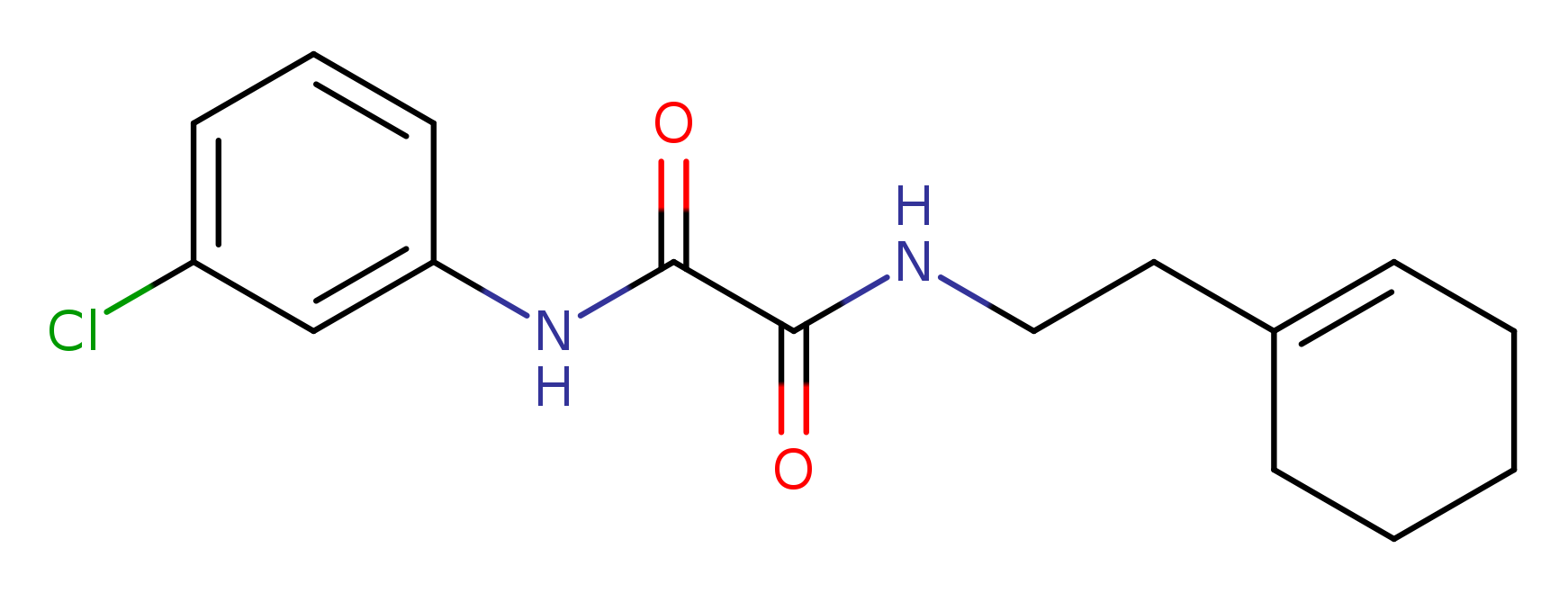 N-(3-chlorophenyl)-N'-[2-(cyclohex-1-en-1-yl)ethyl]ethanediamide