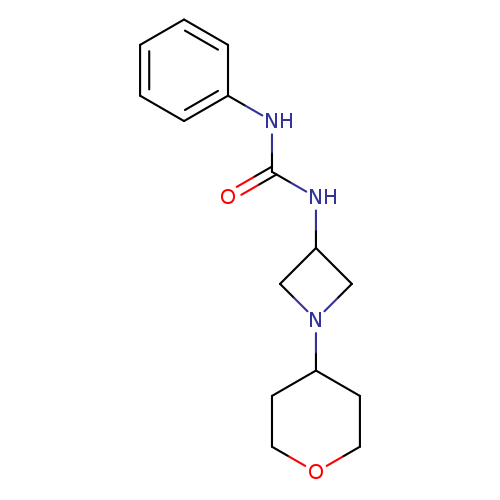 3-[1-(oxan-4-yl)azetidin-3-yl]-1-phenylurea