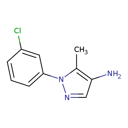 1-(3-chlorophenyl)-5-methyl-1H-pyrazol-4-amine