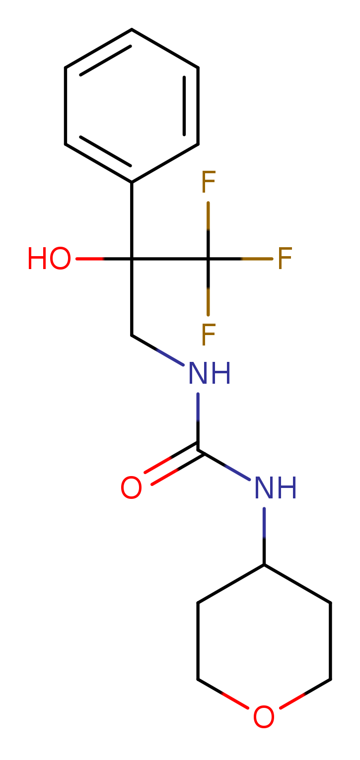1-(oxan-4-yl)-3-(3,3,3-trifluoro-2-hydroxy-2-phenylpropyl)urea