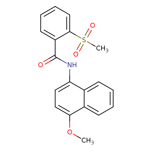 2-methanesulfonyl-N-(4-methoxynaphthalen-1-yl)benzamide