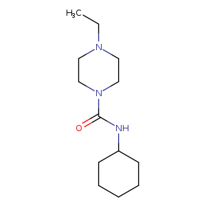 N-cyclohexyl-4-ethylpiperazine-1-carboxamide