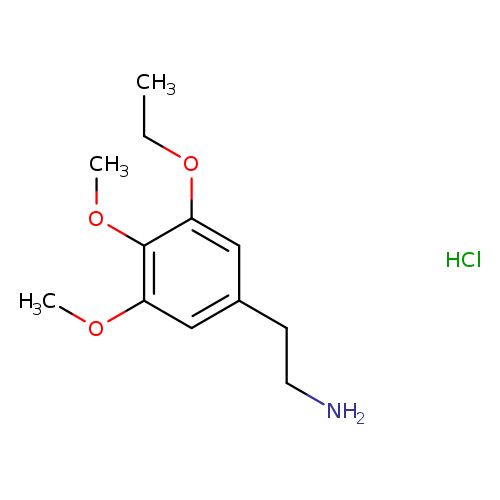 3-ethoxy-4,5-dimethoxy-benzeneethanamine,monohydrochloride