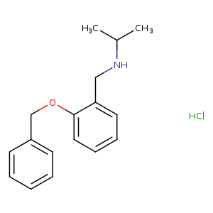 {[2-(benzyloxy)phenyl]methyl}(propan-2-yl)amine hydrochloride