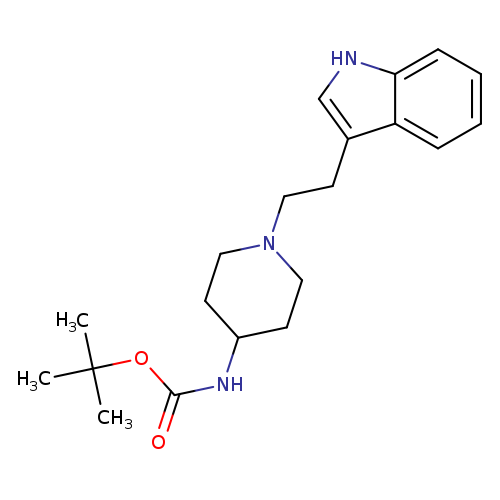 1-N-(3'-INDOLE)ETHYL-4-BOC-AMINOPIPERIDINE