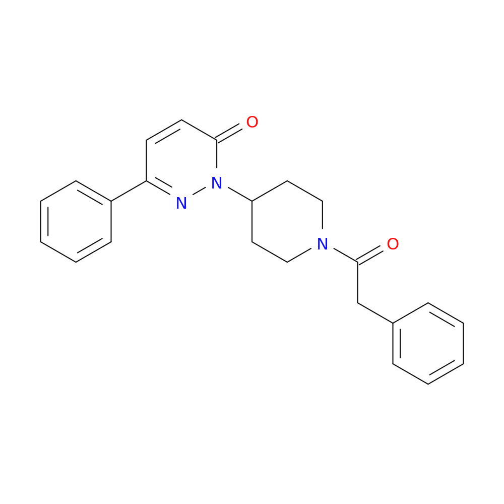 6-phenyl-2-[1-(2-phenylacetyl)piperidin-4-yl]-2,3-dihydropyridazin-3-one