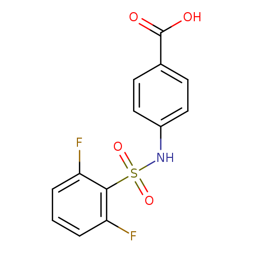 4-((2,6-difluorophenyl)sulfonamido)benzoic acid